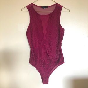 Sleeveless Bodysuit SMALL with mesh back